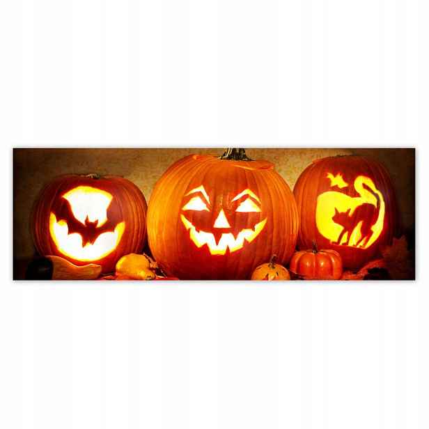 Plakáty 200x66 Halloween Dýně