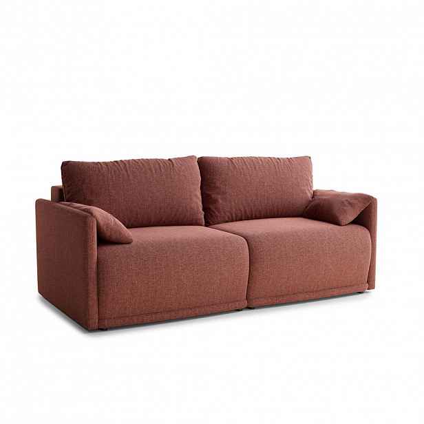 Maison de Reve ROZKLÁDACÍ POHOVKA Nappa, textil, korálový