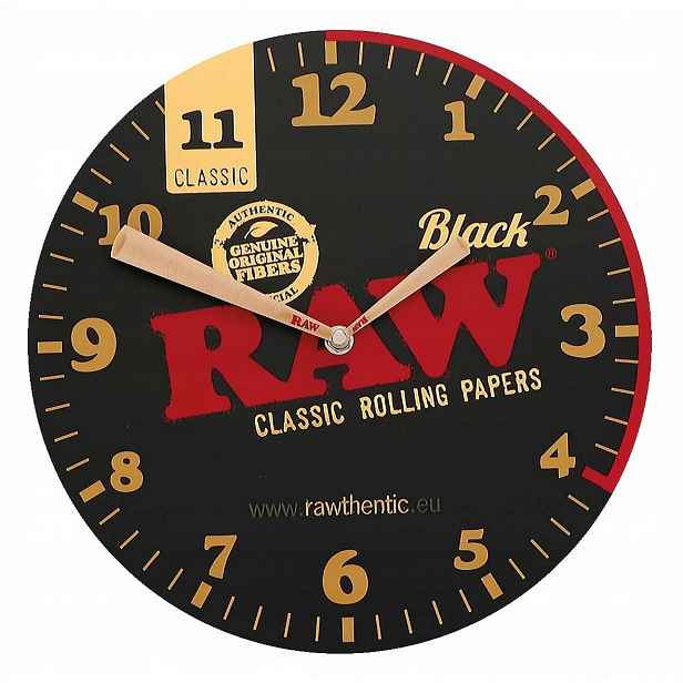 Nástěnné hodiny Raw Black Raw Black Cone Clock