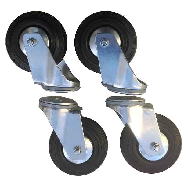 Sada kol 4 ks 100 mm otvor 12 mm 380 Kg
