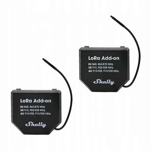 Sada 2 relé EU868 pro gen.3/4 Shelly LoRa Add-on