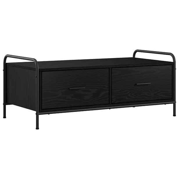 vidaXL Konferenční stolek Černý dub 99,5 x 49 x 41 cm Kompozitní dřevo