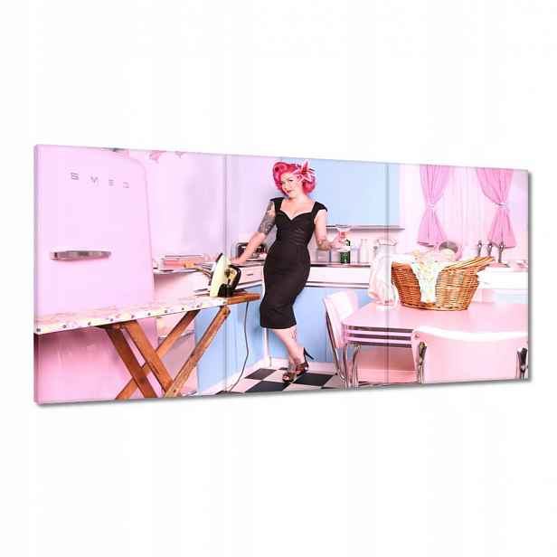 Obrazy 180x90 Vintage Žena Holka