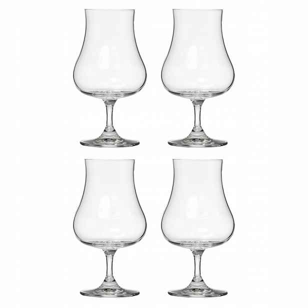 Skleničky Na Likér Sklo Sada 4 Kusů 220 ML 7,5 x 13,5 CM