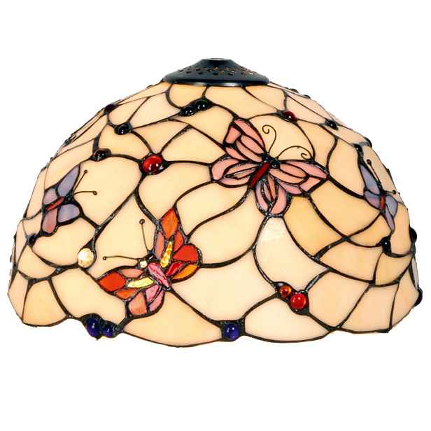 Stínidlo Tiffany Butterfly Garden - Ø 30*20 cm Clayre & Eef