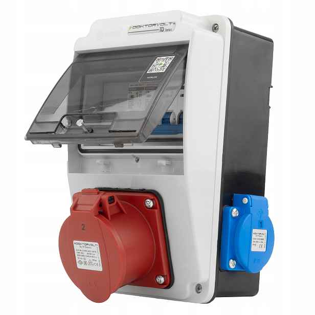 Stavební rozvaděč 16A 2x230V erbetka, zabezpečený, kompaktní box