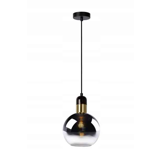 Závěsná lampa Lucide Julius E27 40W Černá/Zlatá/Šsklo IP20