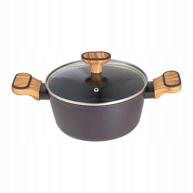 Hrnec Multiclad 20 cm S Víkem Bergner BG-56036 Charcoal