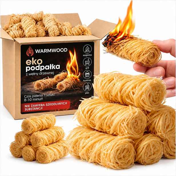 Ekologický podpalovač Eko pro krbová kamna na grilování 5 kg, přírodní