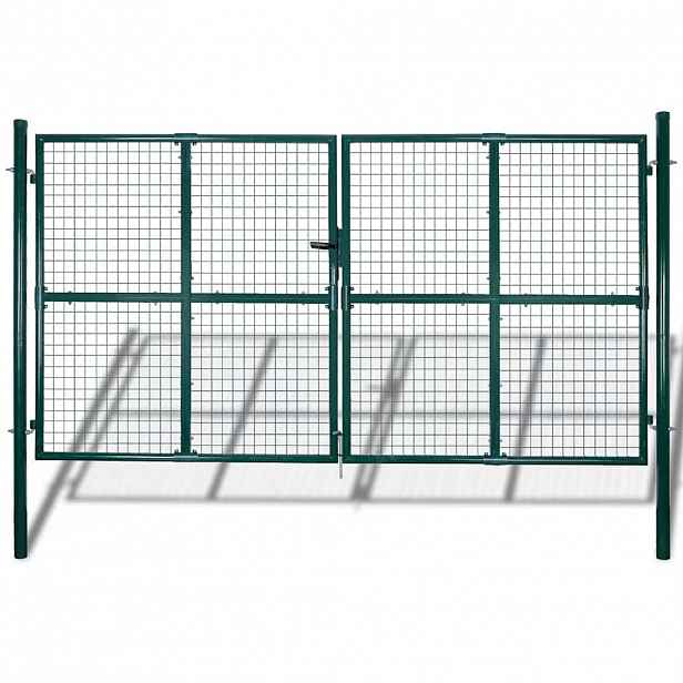 vidaXL Zahradní pletivo branka plot dveře stěna mříž 300 x 200 cm