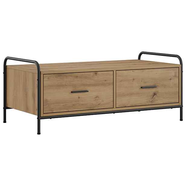 vidaXL Konferenční stolek Dub artisan 99,5 x 49 x 41 cm