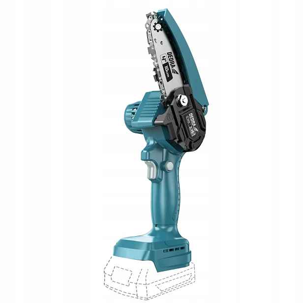 Mini aku řetězová pila 4" 100 mm 18 V Dedra DED6984 Kufr