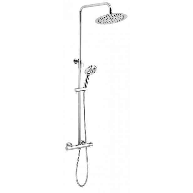 Sprchový systém Novaservis Titania Pure s termostatickou baterií chrom SET032/TER,0