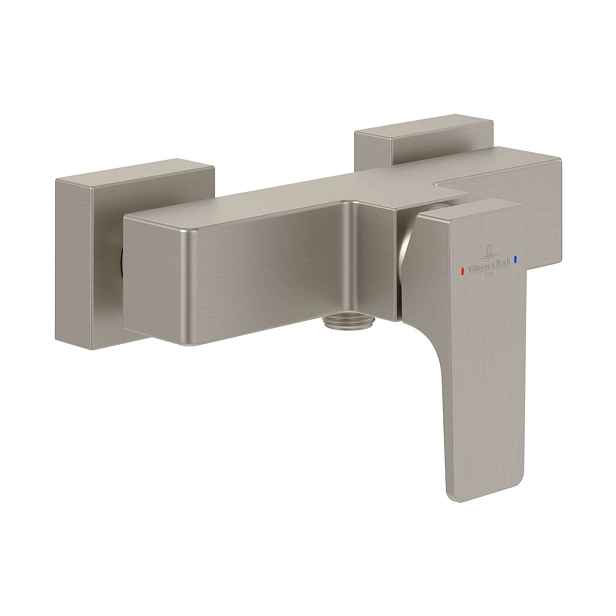 Villeroy & Boch Architectura Square - Sprchová baterie, matný kartáčovaný nikl TVS12500100064