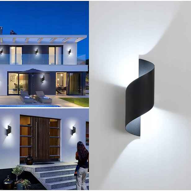 Zahradní Fasádní Lampa S Venkovním Nástěnným Svítidlem 10W 3000K Led IP65