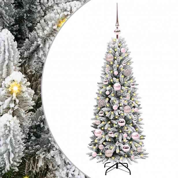 vidaXL Umělý vánoční stromeček Bílá 120 cm PVC, plast, ocel a PE