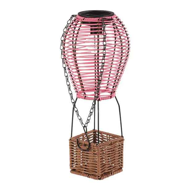 Autronic Solární zahradní lucerna LED PLA113 PINK-S - růžová