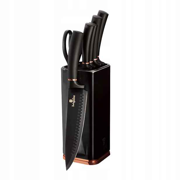 BH-2422- Sada nožů 5 ks Berlinger Haus Black Rose Collection