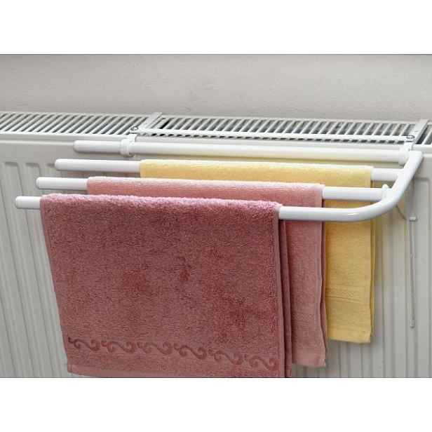 České sušáky Sušák na klasický radiátor D350/R100 - 50 cm pro 3 ručníky