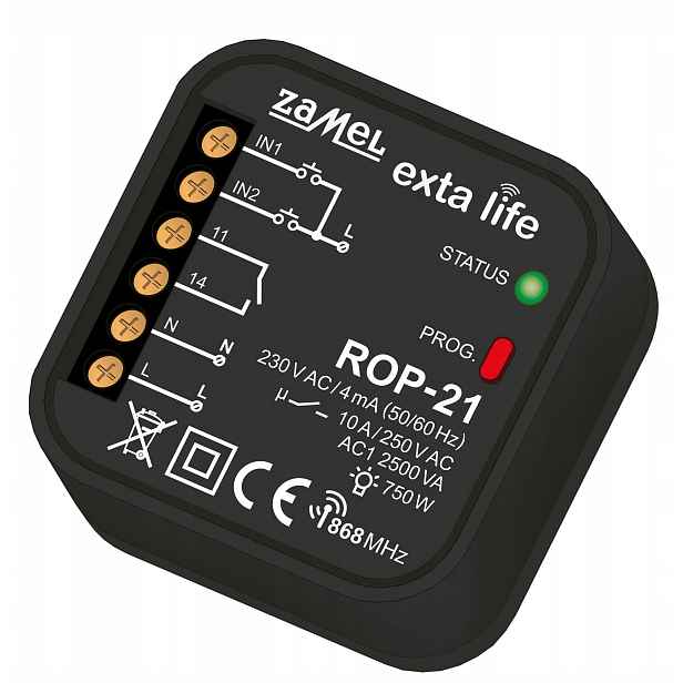 Exta Life rádiový přijímač 1-kanálový ROP-21 Zamel