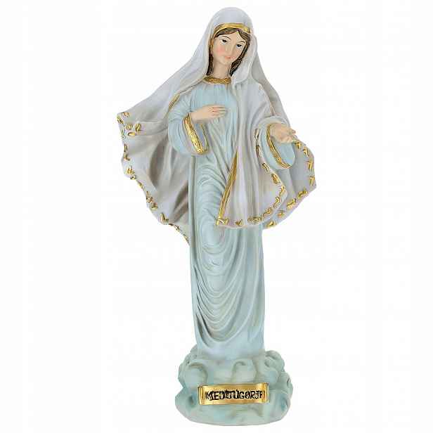 Figurka Matka Boží Medžugorje Medžugorje 30 cm vysoká, Ručně Malovaná