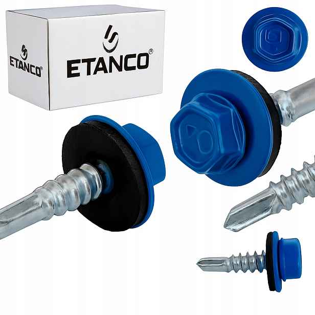 Samovrtné šrouby do oceli a kovu Etanco GT5 5,5x25mm Ral 5010 250 ks