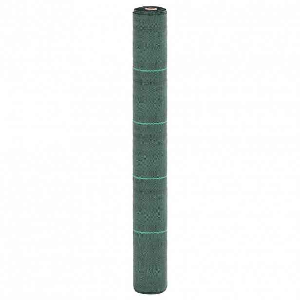 vidaXL Mulčovací textilie zelená 1 x 100 m PP