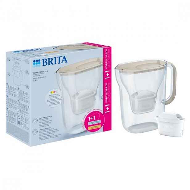 Filtrační konvice na vodu BRITA Style Essential 2,4 l + 2 filtry Maxtr