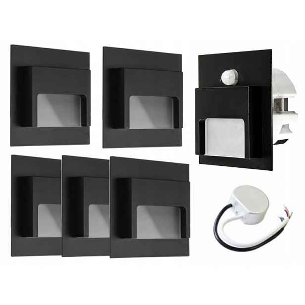 Sada schodišťových svítidel Halogen Led 6x senzor