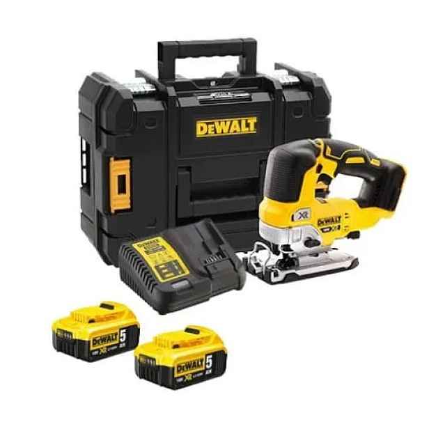 Dewalt DCS334P2 akumulátorová přímočará pila 2x5Ah