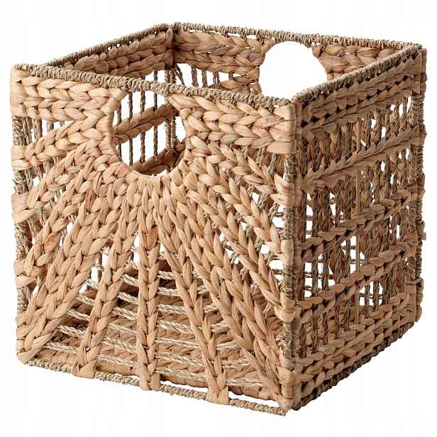 Ikea krabička Drona/lustigkurre vložka do regálu 32x33x32 koš tráva přírodní