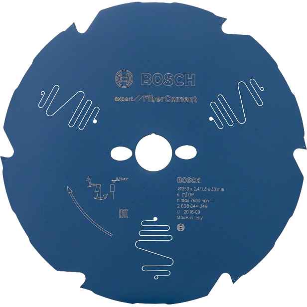 Kotouč Bosch Expert for Fiber Cement 250×30×2,4 mm 6 z.