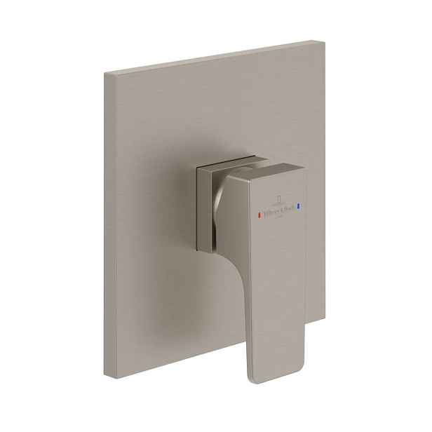 Villeroy & Boch Architectura Square - Sprchová baterie pod omítku, matný kartáčovaný nikl TVS12500200064