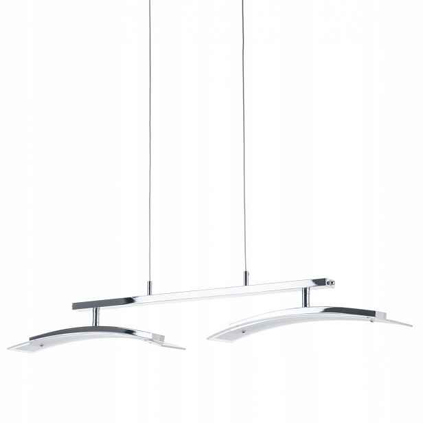 Závěsná lampa Zwisol Lustr Adele Chrom Led 2x8W 1280lm Stmívatelná Italux
