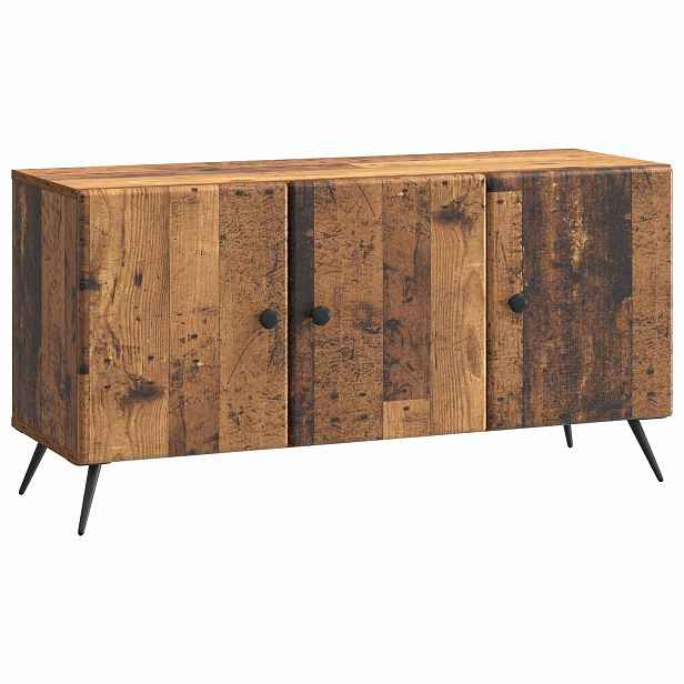 vidaXL Televizní skříň Staré dřevo 99 x 34,5 x 50 cm Kompozitní dřevo