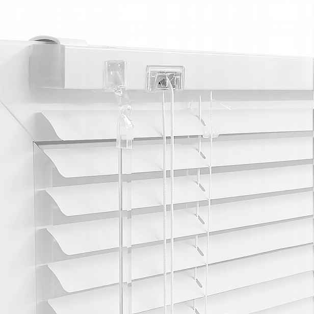 Aluminiová roleta 25 mm hotová Bílá na míru 75 x 130 cm