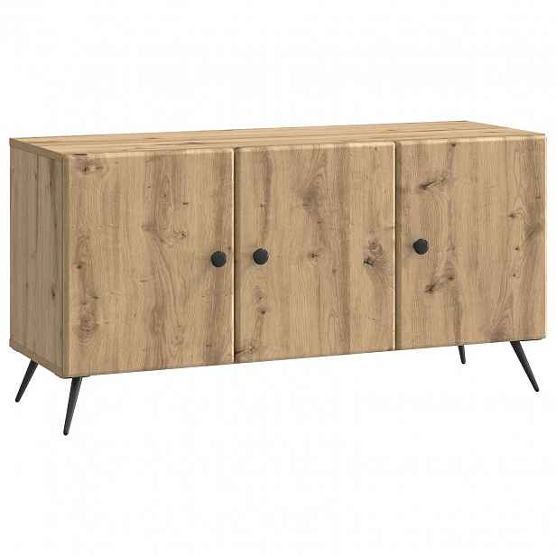 vidaXL Televizní skříň 99 x 34,5 x 50 cm Dub artisan Kompozitní dřevo