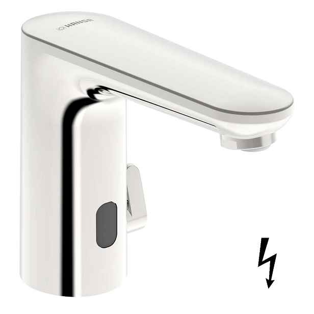 Hansa Electra - Elektronická umyvadlová baterie, síťové napájení, Bluetooth, chrom 92031129