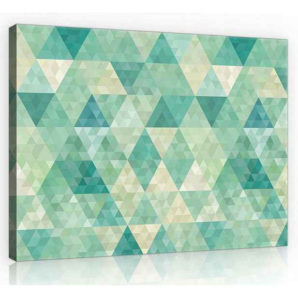 Obraz Na Plátně Canvas 70x50 Trojúhelník Geometrie Kaleidoskop Abstrakce