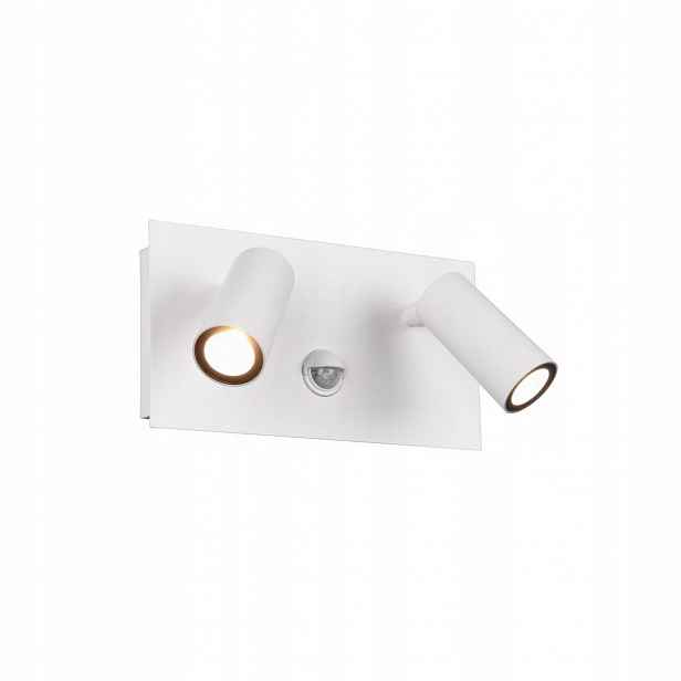 Terasové nástěnné svítidlo Led 2x3,5W Snímač IP54 Bílá Automatika