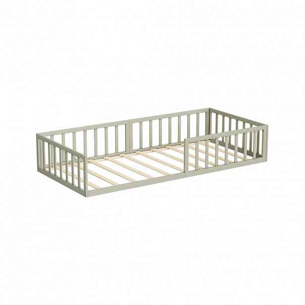 VitaliSpa DĚTSKÁ POSTEL Minno Greige 205 x 95 cm Bez matrace