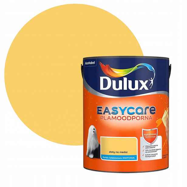 Dulux Easycare Barva Odolná Vůči Skvrnám Zlatá na medaili 5L