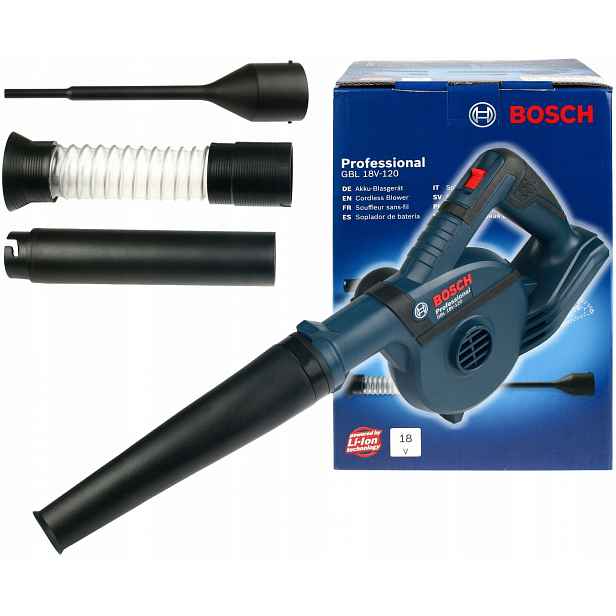 Foukač 18V Bosch Gbl 18V-120 Professional 4 trysky Solo