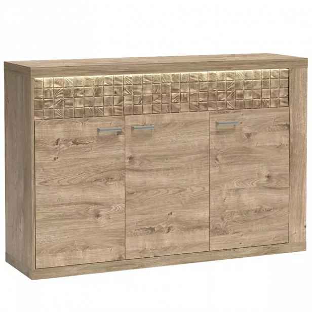 Komoda Natural 146,5 cm, dub ribbeck