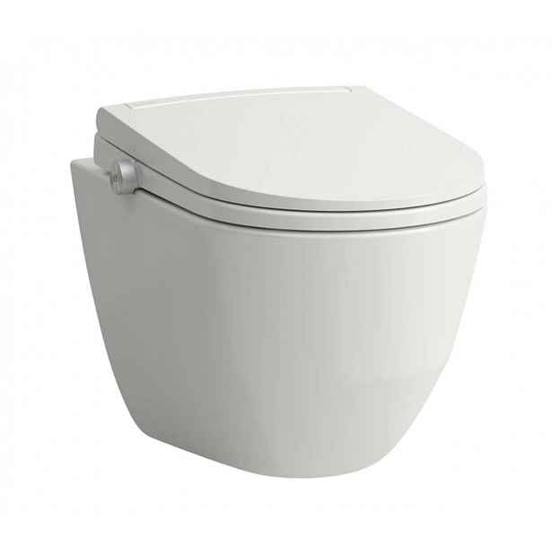 Laufen Cleanet Pro Lite - Elektronický bidet s keramikou, závěsný, Rimless, SoftClose, bílá H614890000S002