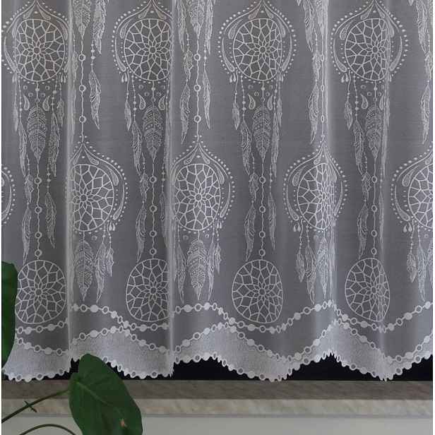 Mg Záclona Lapače 35707 Bílá 300x250 cm Šité Obšité Boky Bt M