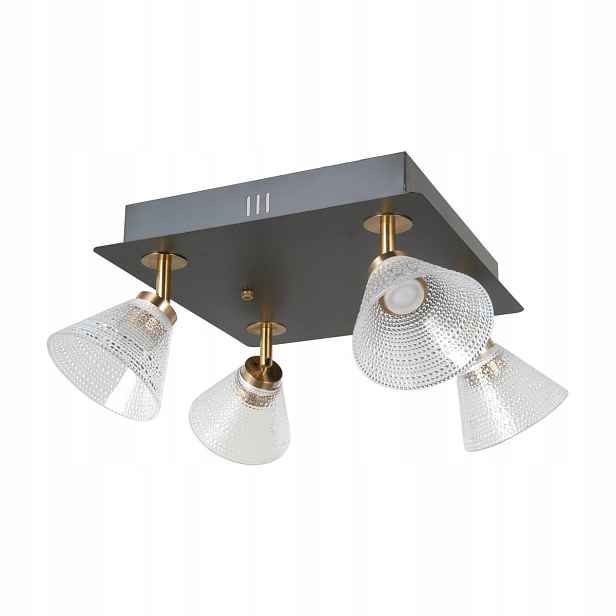 Orella WL-34393-4S-BK-HBR Stylový reflektor