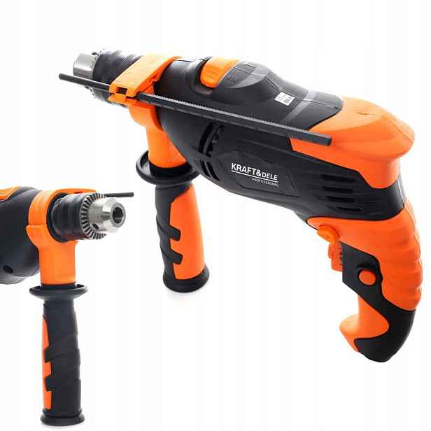 Příklepová Vrtačka 1700 W 3000 ot/min Pro Betonu Kovové Dřevo
