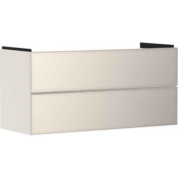 Skříňka pod umyvadlo bez umyvadla Hansgrohe Xevolos E 118x57,5x47,5 cm písková matná béžová mat 54185790