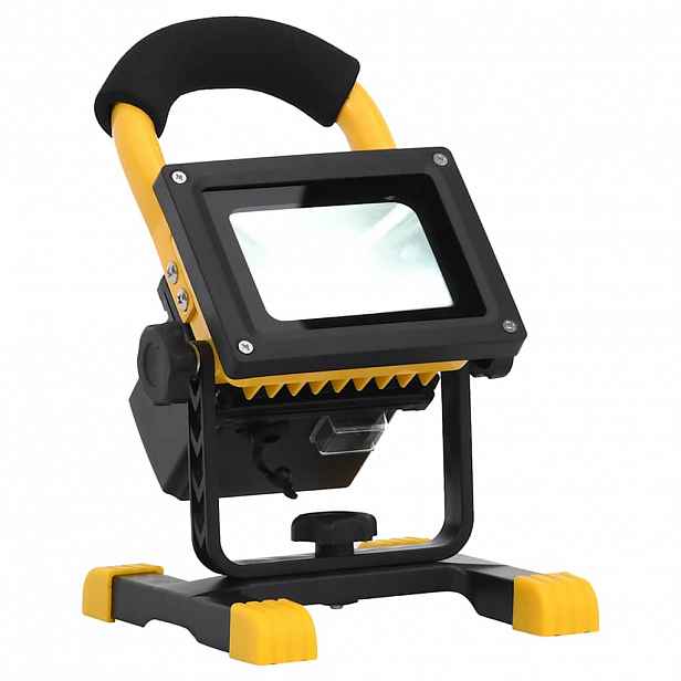vidaXL Dobíjecí LED reflektor s rukojetí 30 W studené bílé světlo